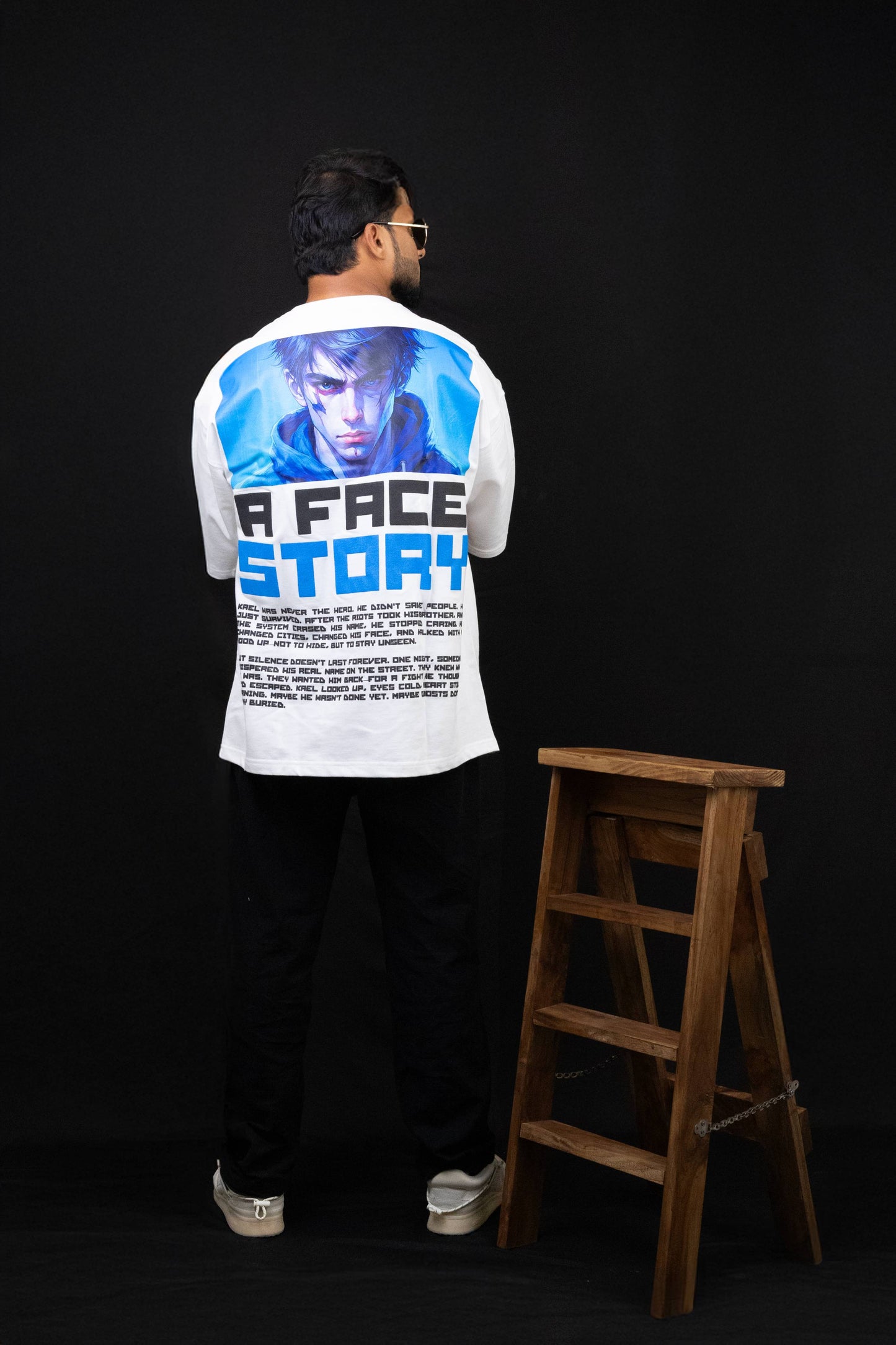 Ghost Name Oversized T-shirt
