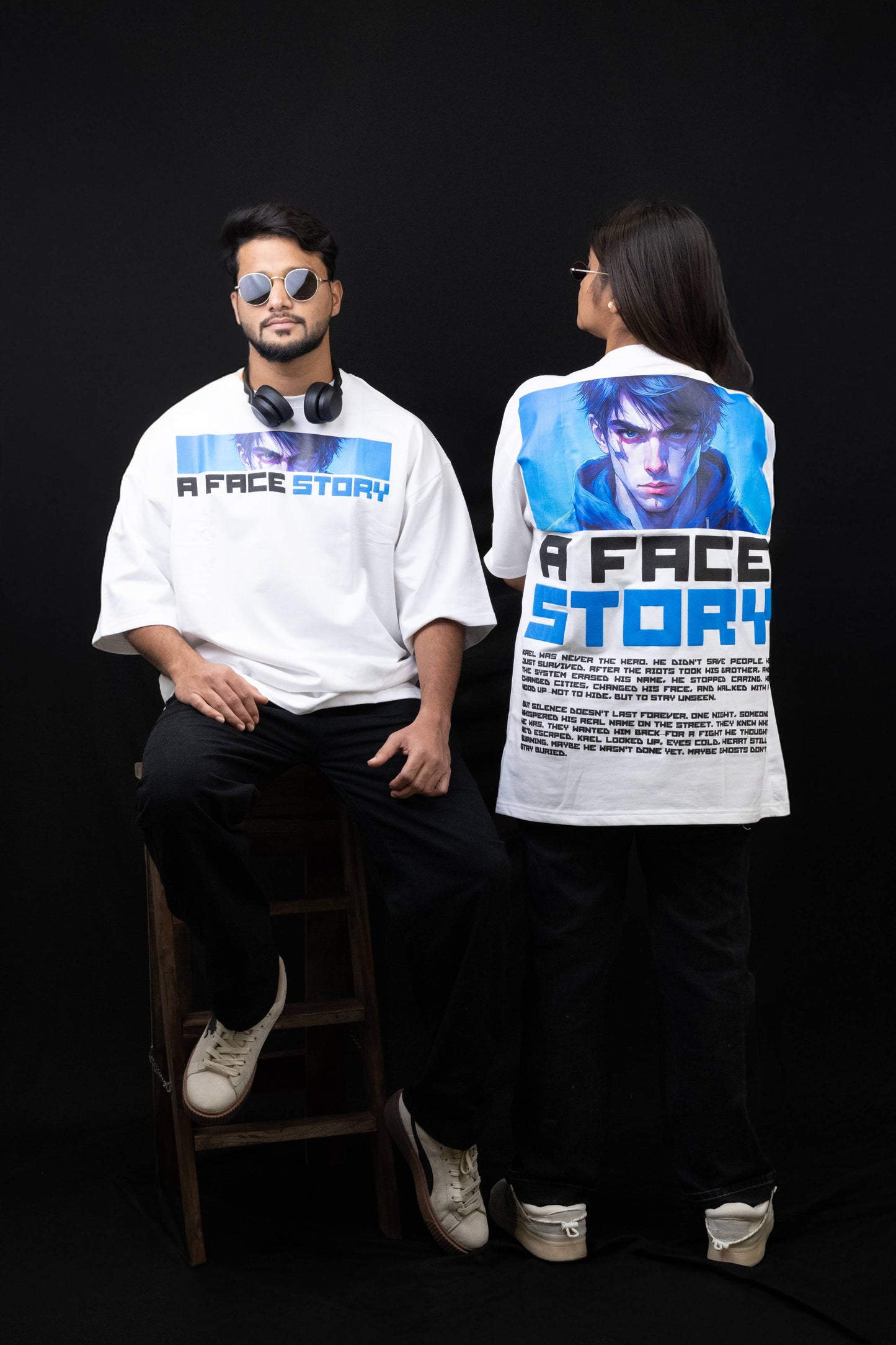Ghost Name Oversized T-shirt