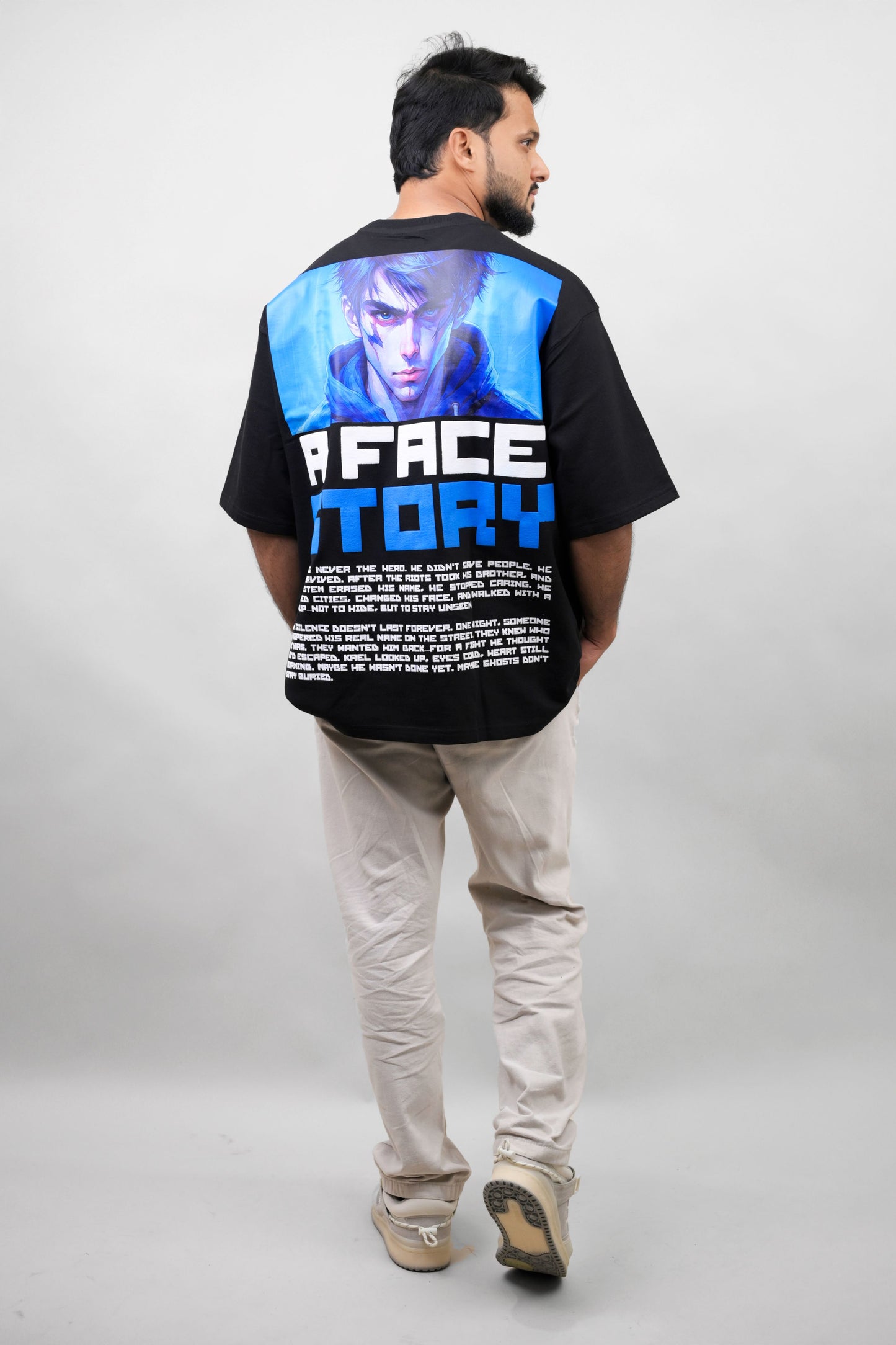 Ghost Name Oversized T-shirt