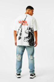 Oversized T-shirt - Skull Catcher