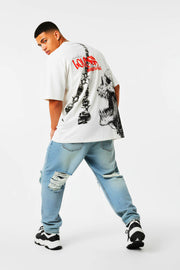 Oversized T-shirt - Skull Catcher