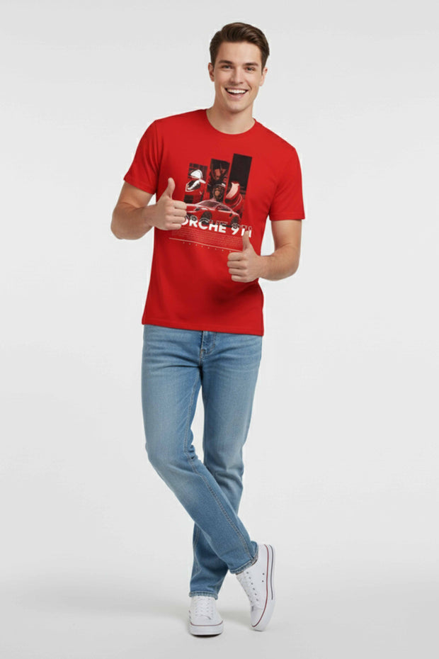 Regular Fit T-shirt Porche 911