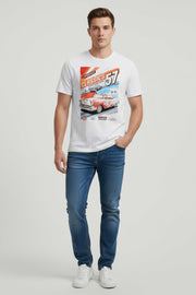 Regular Fit T-shirt Vintage Car
